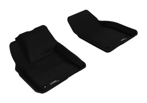 Volvo C30 Floor Mats - Front - 3D MAXpider - Kagu - Black - `07-`13 Volvo C30 Floor Mats - Front - 3D MAXpider - Kagu - Black - `07-`13